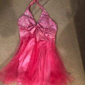 Pink prom dress